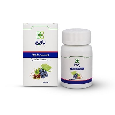 کپسول وینیسین 350 میلی گرم باریج اسانس 30 عدد