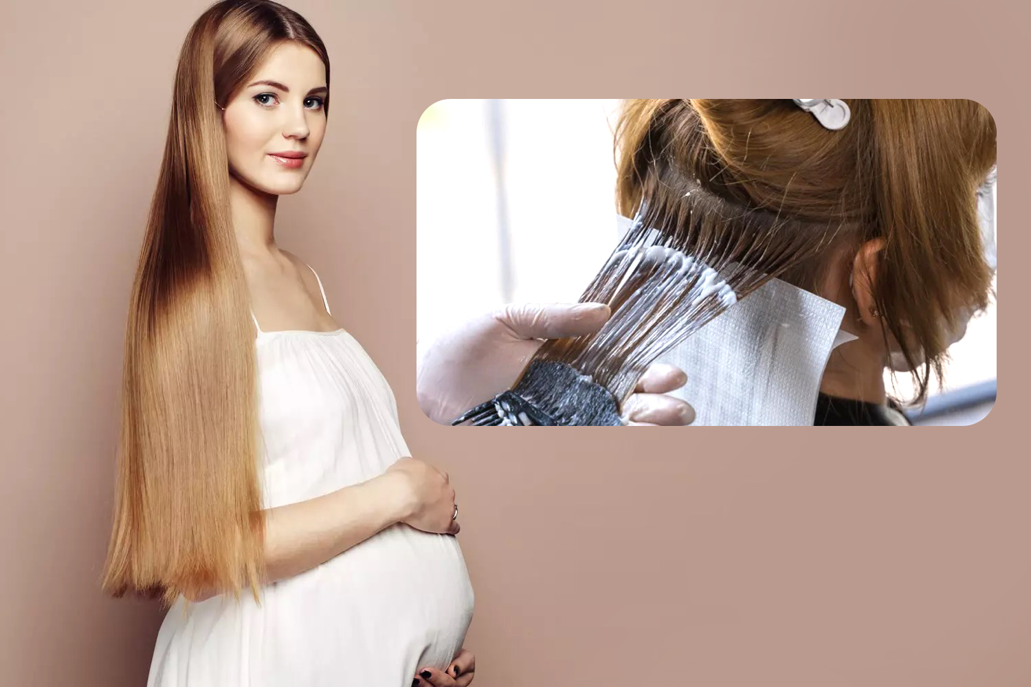 دوران بارداری و رنگ آمیزی موها